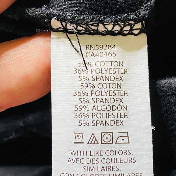 The Children's Place Girls Rainbow Side Stripe Zip Ponte Knit Jeggings Black L - Picture 4 of 8